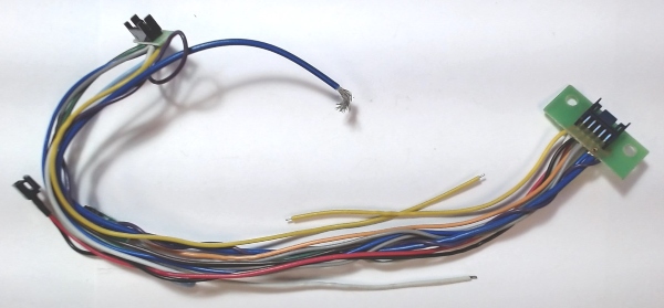 PCB / TETHER CONNECTOR / 10-POSITION / W/10-POSITION SOCKET / PS2 3V / ENGINE CHASSIS / PREMIER PRR DECAPOD 2-10-0 / J-1 2-10-4