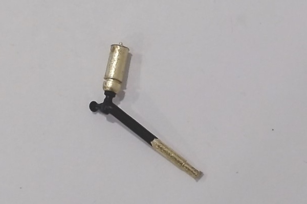 WHISTLE / BRASS & BLACK / LH SIDE OF SAND DOME / PREMIER Y-6b 2-8-8-2