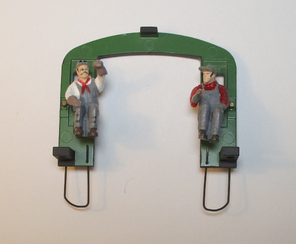 CAB REAR WALL / COMPLETE / W/FIGURES / BLACK / PREMIER RUSSIAN DECAPOD 2-10-0