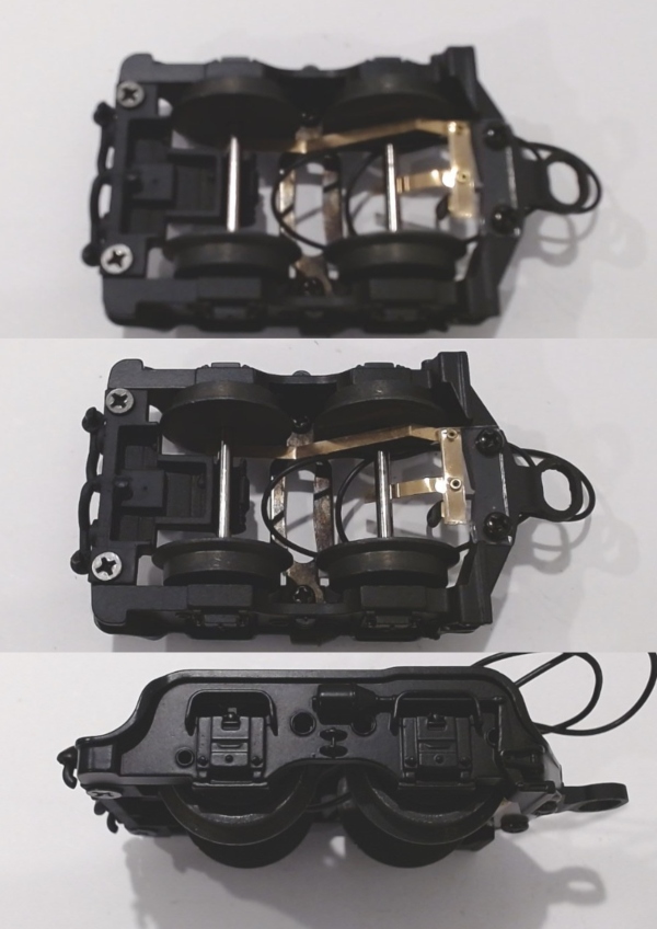 4-WHEEL TRAILING TRUCK / BLACK / PS 3 W/GROUND STRAP / PREMIER GS-2 & GS-4 4-8-4 