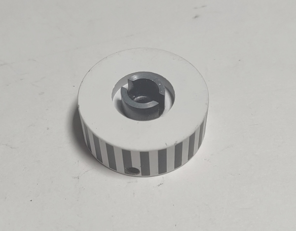 FLYWHEEL / W/STRIPES / W/RECESSED DOGBONE COUPLING / 26.8mm D x 10mm THK / PREMIER H-10 2-8-0