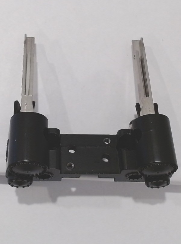 STEAM CHEST / FRONT & REAR / BLACK / W/SATIN CROSSHEAD GUIDES / PS 2 / PREMIER ALLEGHENY 2-6-6-6