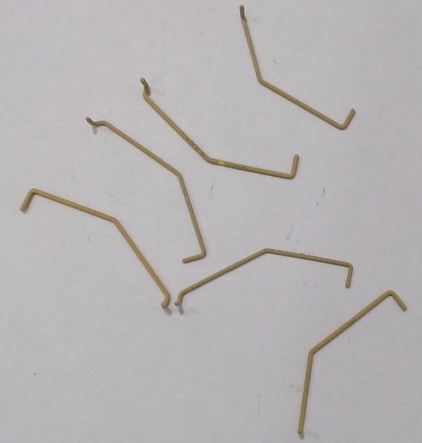 HANDRAIL / YELLOW / 6-PIECE SET / CSX / HO SCALE SD70ACE