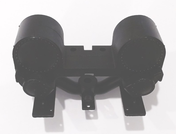 STEAM CHEST / FRONT / W/O CROSSHEAD GUIDES / W/WYE PIPE & FOOTBOARDS / BLACK / PREMIER Y-6b 2-8-8-2