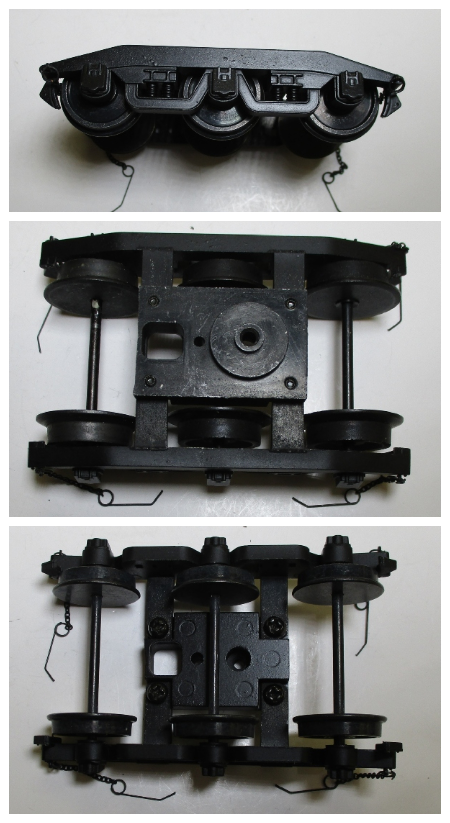 TENDER TRUCK / 6-WHEEL / REAR / W/CHAINS / 2-RAIL / PREMIER K-4s 4-6-2 / STREAMLINED