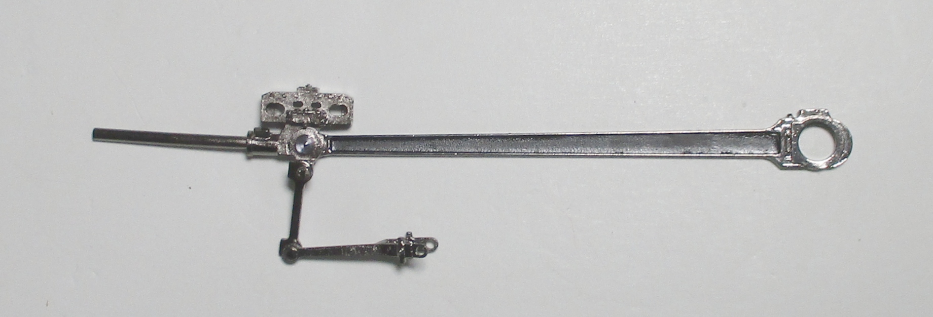 MAIN ROD & CROSSHEAD GUIDE / LH / BLACKENED W/ BLACK CENTER / PREMIER SNCF 150X