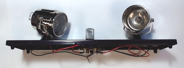 SEARCHLIGHT MOUNTING BASE ASSEMBLY / 820 / 520 / 220 / PURPLE W/NICKEL / AS SHOWN 