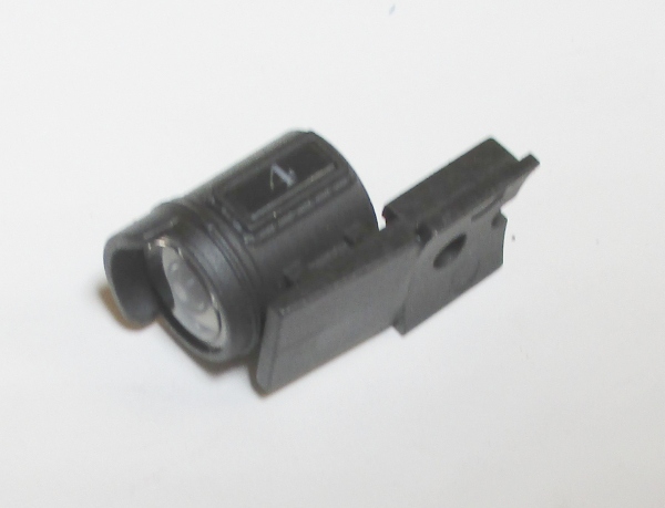 HEADLIGHT HOUSING / W/LENS / BLACK / #4 / FRONT OR REAR / PREMIER 4-TRUCK SHAY