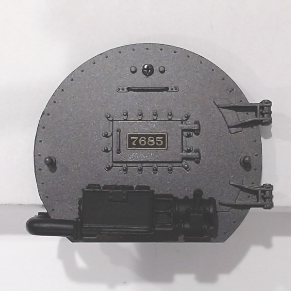 BOILER FRONT / GRAPHITE / W/WATER PUMP / B&O #7685 / W/O BELL / PREMIER M-2 CHALLENGER 4-6-6-4