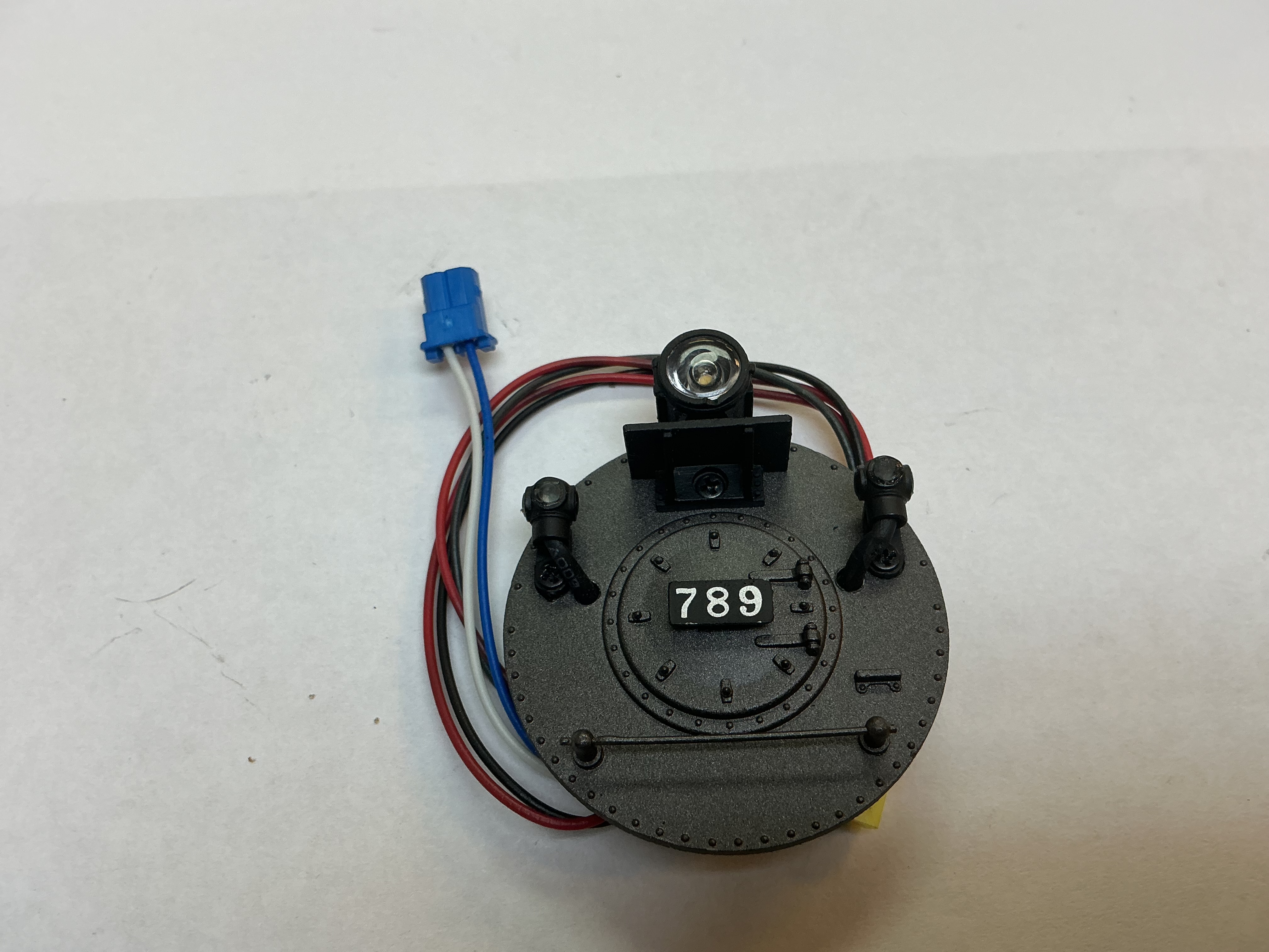 BOILER FRONT / COMPLETE / W/LEDS / #789 / PREMIER CAMELBACK 4-6-0