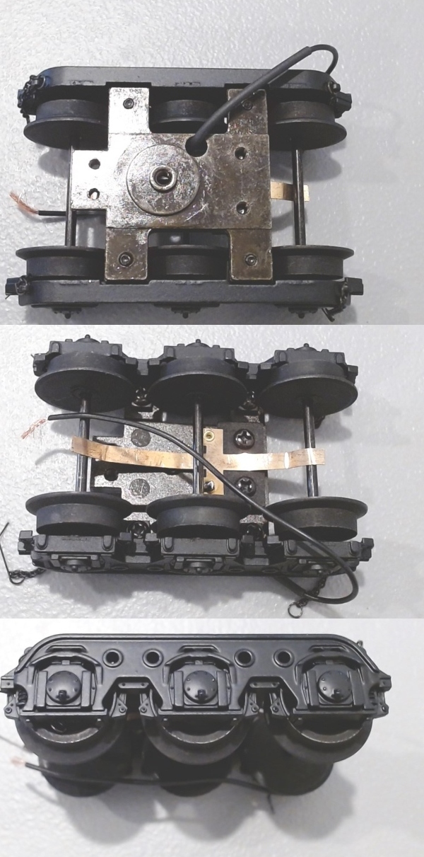 TENDER TRUCK / 6-WHEEL / FRONT / BLACK / PS 2 / W/CHAINS / PREMIER CLASS A 2-6-6-4 & Y-6b 2-8-8-2