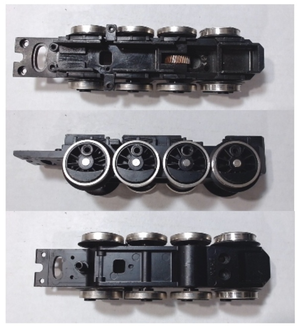 DRIVE BLOCK / 4-AXLE / FRONT / USE BI-1200002 MOTOR MOUNT / USE MOTORS W/MS001-M32 WORM GEAR / RAILKING Y-6b 2-8-8-2