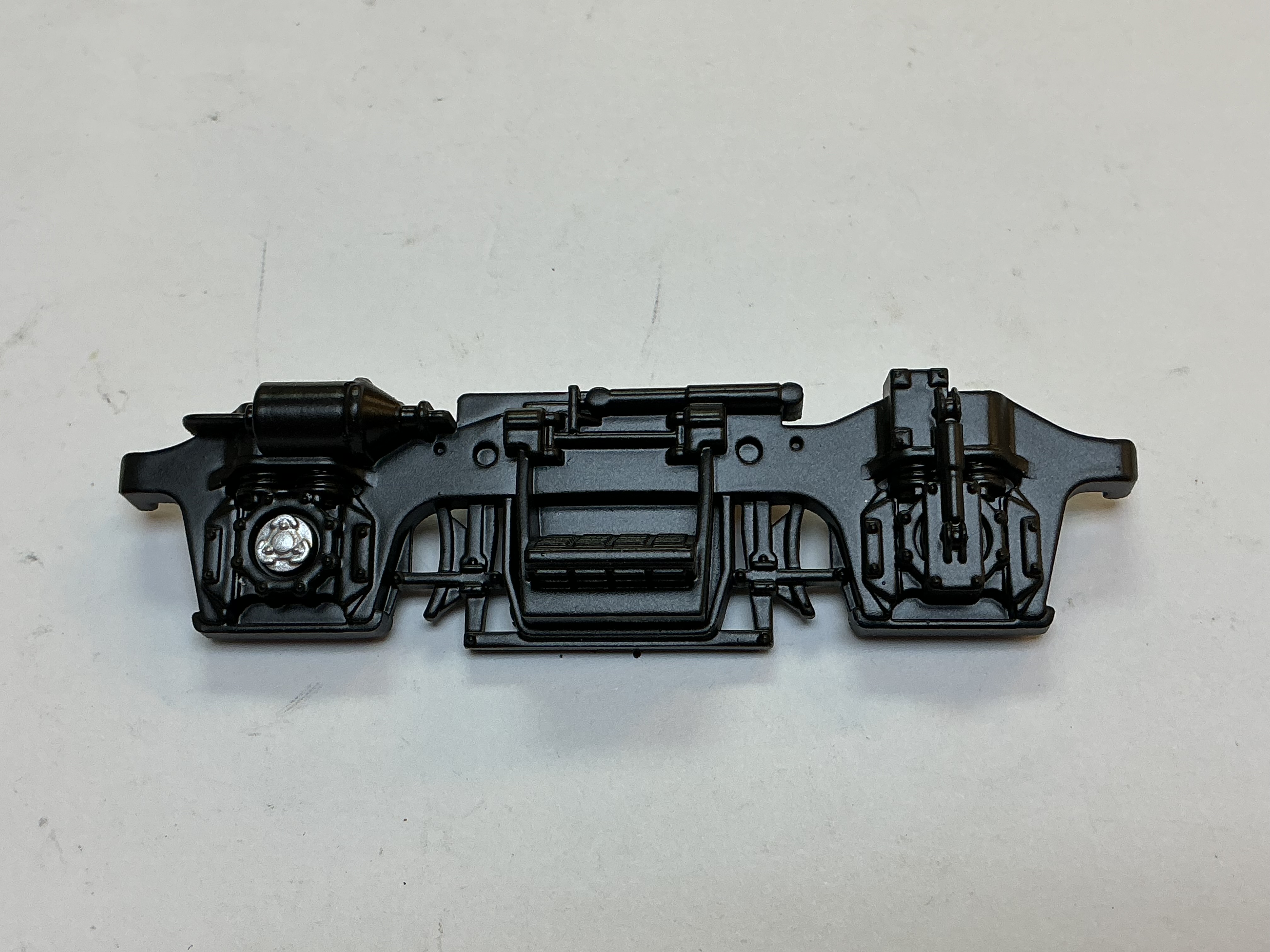 SIDE FRAME / 2-AXLE / LF & LR / BLACK W/SILVER BEARING CAP / PREMIER F59PHI
