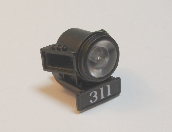 HEADLIGHT HOUSING / W/LENS / #311 / PREMIER RUSSIAN DECAPOD 2-10-0