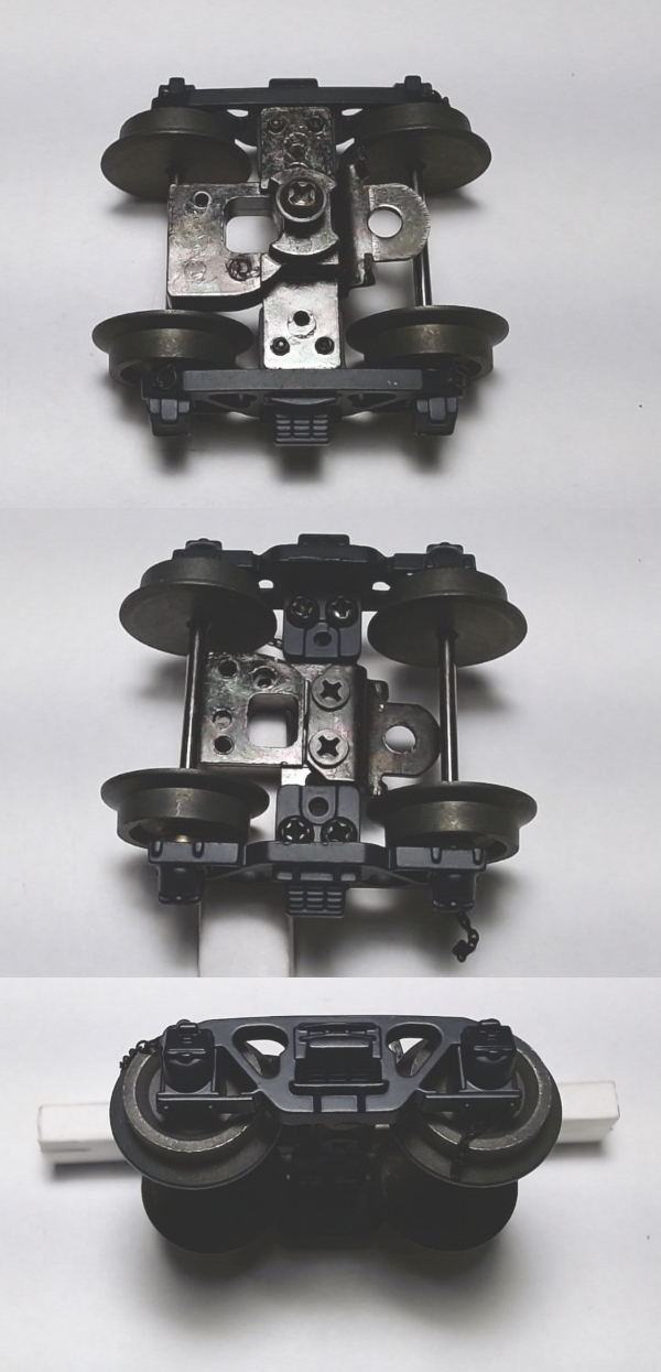 TENDER TRUCK / 4-WHEEL / DARK BLUE / REAR / VERSION D / PREMIER HEAVY PACIFIC 4-6-2 