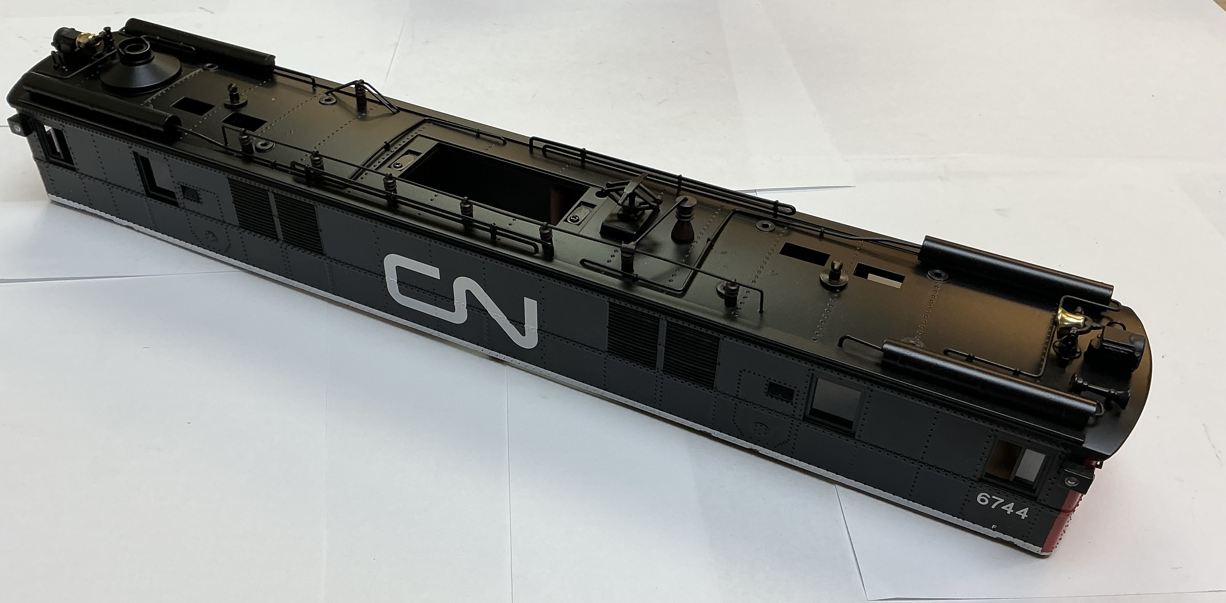 SHELL / COMPLETE / CANADIAN NATIONAL #6744 / PREMIER P-5a BOX CAB
