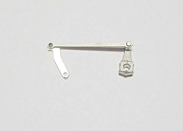 ECCENTRIC CRANK ASSEMBLY / RH / SATIN NICKEL / HO SCALE N&W J CLASS 4-8-4