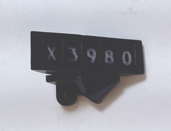 NUMBER BOARD HOUSING / LH / RAILKING ONE GAUGE CHALLENGER 4-6-6-4