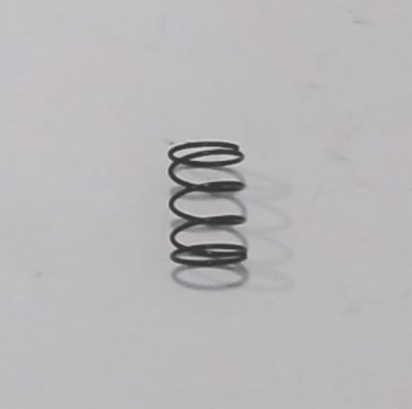 SPRING / COIL / 6.9mm D x 9.36mm L x 0.5mm THICK / BLACK