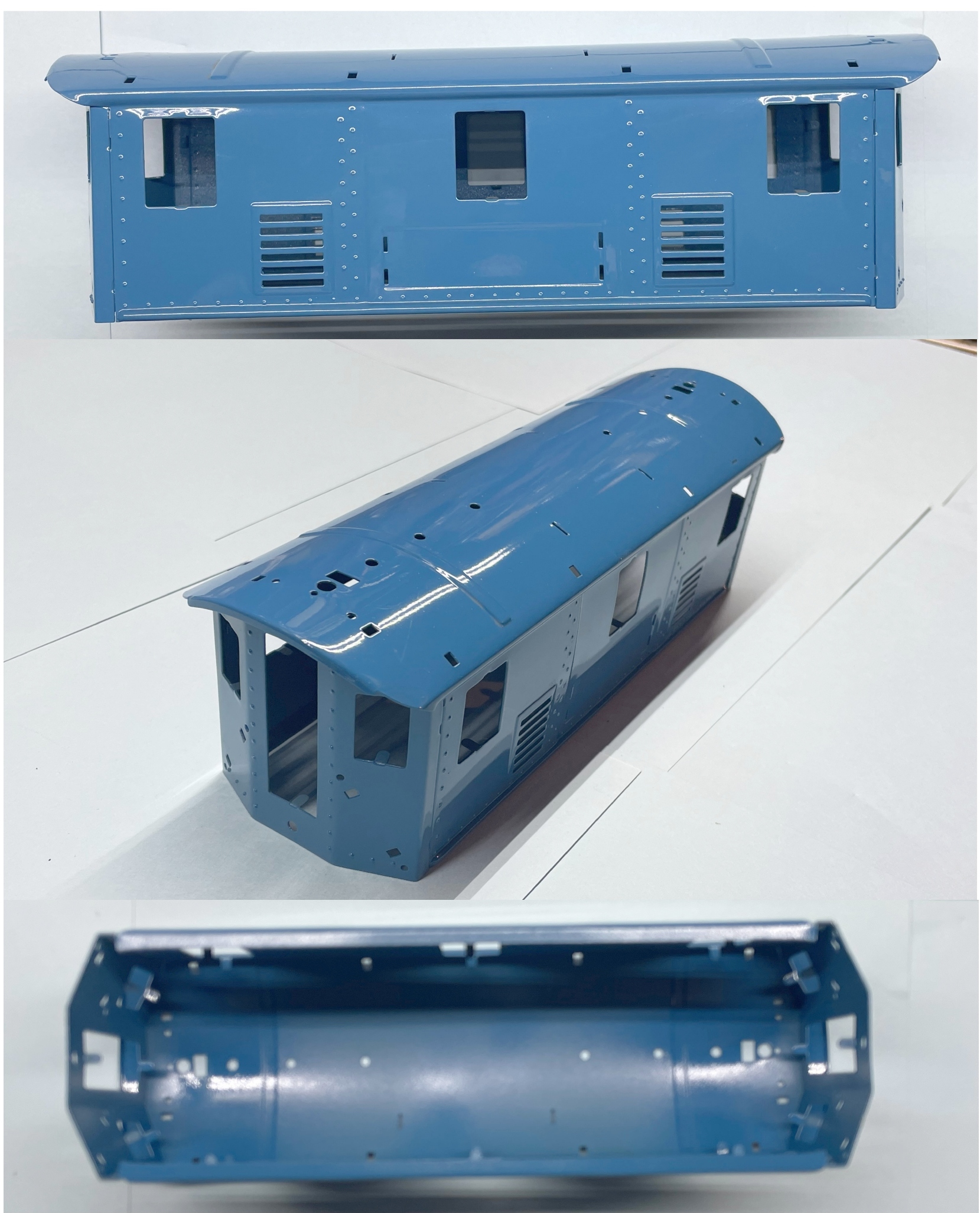 SHELL / BLUE / TINPLATE O GAUGE 256 ELECTRIC
