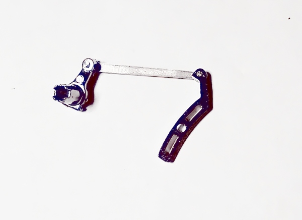 ECCENTRIC ROD ASSEMBLY / LH / SATIN NICKEL / PREMIER ROYAL HUDSON 4-6-4