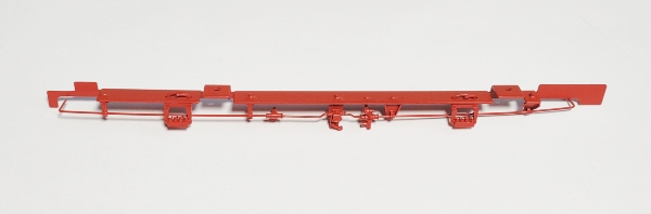 TENDER PIPING DETAIL / UNDER FRAME / LH / RED / PREMIER BR44
