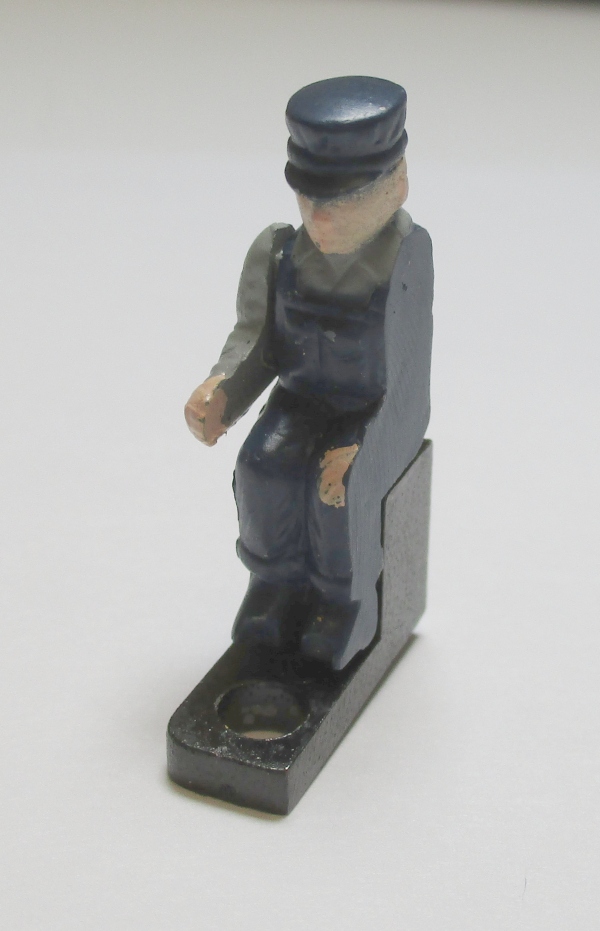 FIGURE / FIREMAN / LH SIDE IS SHAVED FLAT / W/DIE-CAST SEAT / PREMIER CLIMAX