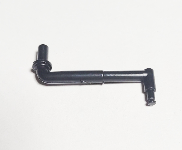 STEAM EXHAUST PIPE / REAR ENGINE / PIVOTING / BLACK / HO SCALE CAB FORWARD 4-8-8-2