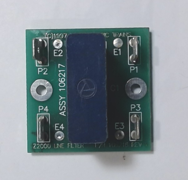 CAPACITOR BOARD / INPUT VOLTAGE FILTER / Z-4000 TRANSFORMER