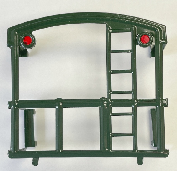 CABOOSE RAILING / DARK GREEN / WITH MARKER LENSES / TINPLATE STANDARD GAUGE 217 