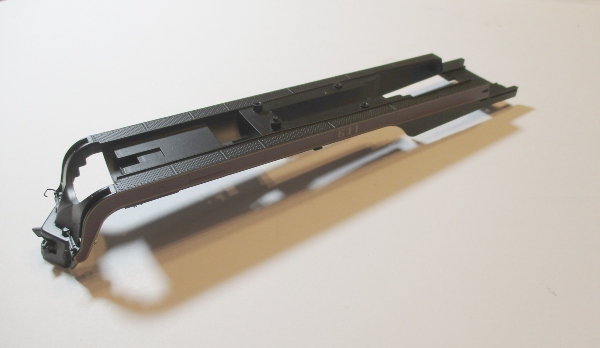 SHELL / LOWER BOILER HALF / W/COUPLER & SHIELD / #611 / HO SCALE N&W J CLASS 4-8-4