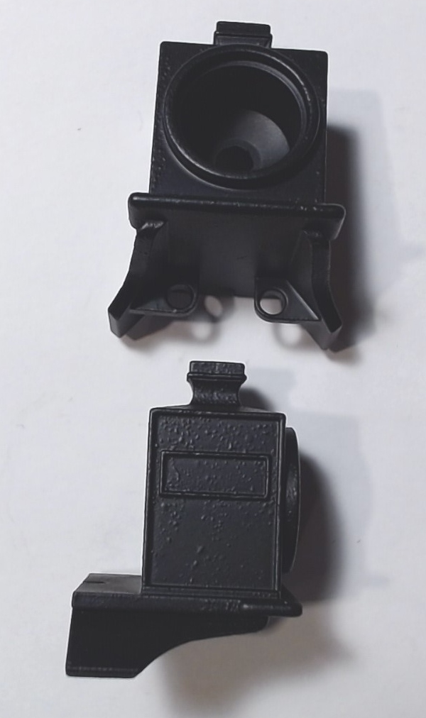 HEADLIGHT HOUSING / W/O LENS / BLACK / RAILKING GENERAL 4-4-0