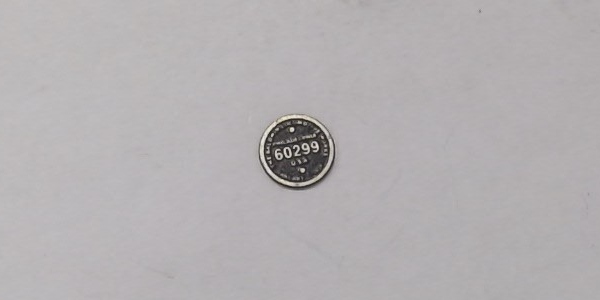 BUILDER PLATE / ROUND / #834 / PREMIER P-47 PACIFIC 4-6-2 