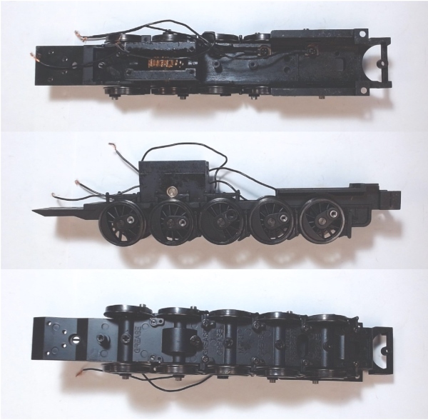 DRIVE BLOCK / 10-WHEEL / W/3-2 PICKUPS / 2-RAIL / BLACK / PS-3 / PREMIER RUSSIAN DECAPOD 2-10-0