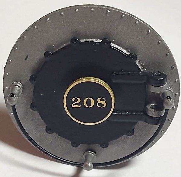 BOILER FRONT / LONG ISLAND #208 / PREMIER AMERICAN 4-4-0