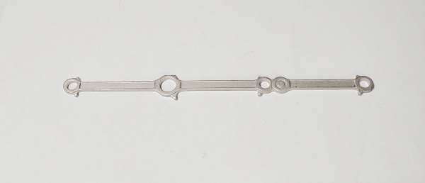 SIDE ROD / 4-AXLE / SATIN NICKEL / RH / PREMIER MOHAWK 4-8-2