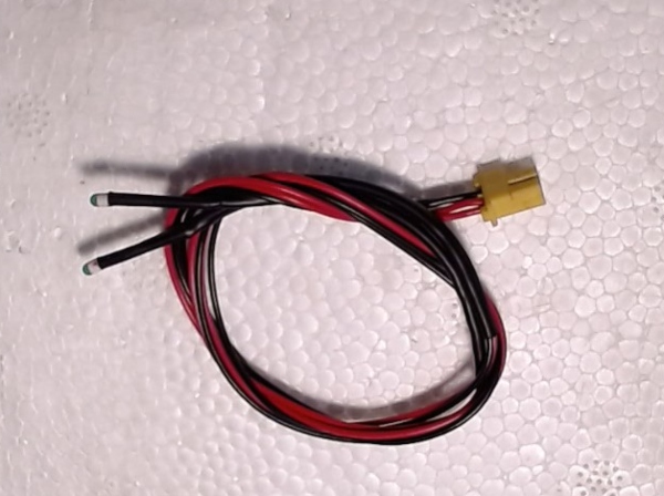 CLASS LAMP LEDS / GREEN / 2 LEDS / ASSORTED WIRE LENGTHS / MICRO MINIATURE / PS2