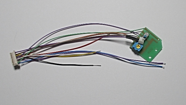 WIRE HARNESS / VOLUME POT & SWITCH / TENDER / HO SCALE N&W J CLASS 4-8-4