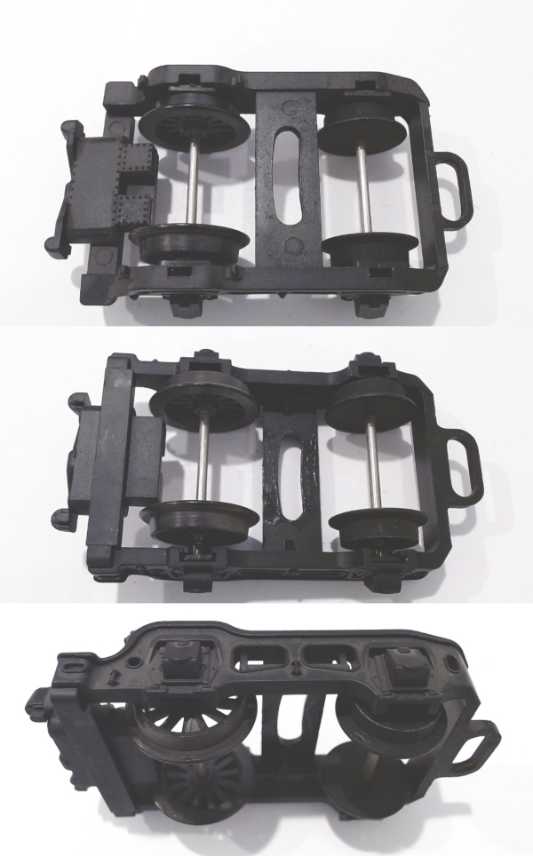 4-WHEEL TRAILING TRUCK / BLACK / SHORT NECK MOUNT / PREMIER HUDSON 4-6-4