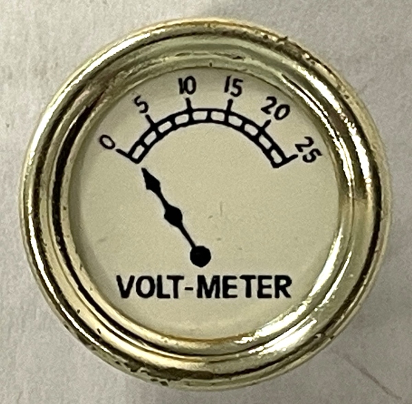 VOLT METER / BRASS / TINPLATE STANDARD GAUGE 440C CONTROL PANEL