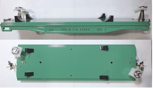 CHASSIS / GREEN / 211 / AS SHOWN FOR FIRE TRUCK  / 10-2107 / TINPLATE STANDARD GAUGE