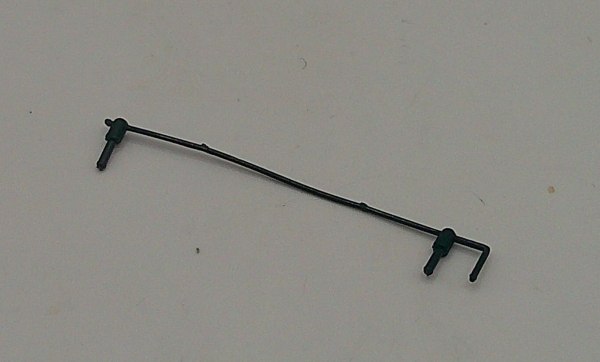 HANDRAIL ASSEMBLY / CAB ROOF / BLACK / HO SCALE GS-4 4-8-4