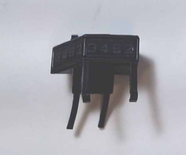 NUMBER BOARD / RH / BLACK / #3462 / PREMIER SANTA FE HUDSON 4-6-4