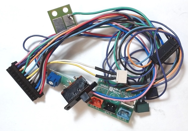 WIRE HARNESS / 12-POSITION / W/PATCH BOARD / PS2 5V / PREMIER AC6000