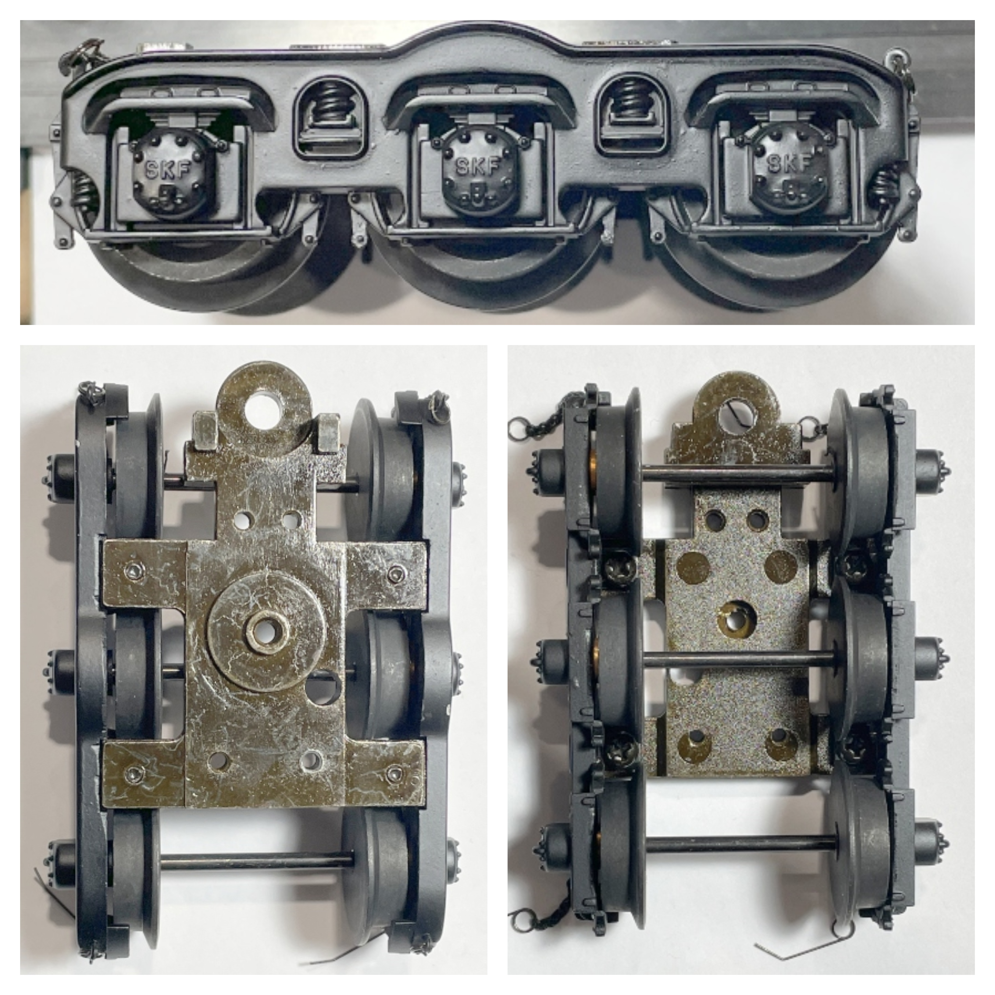 TENDER TRUCK / 6-WHEEL / REAR / W/CHAINS / PS 3 / PREMIER N&W J & CLASS A 2-6-6-4