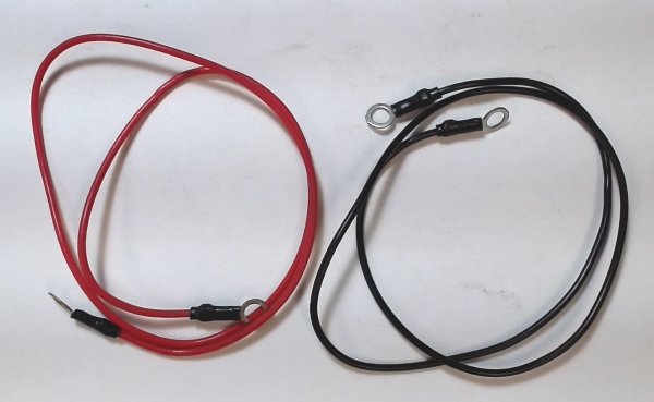 WIRE HARNESS / PICKUP & GROUND / OBSOLETE USE BC2000012 / WIRES W/RING TERMINALS / RED & BLACK WIRES / 
