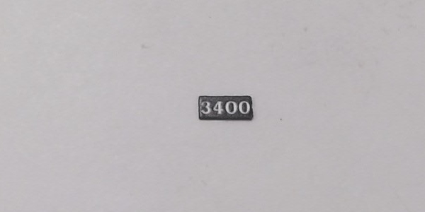 NUMBER BOARD / HEADLIGHT HOUSING / LH / RH / D&RGW #3400 / PREMIER Y-3 2-8-8-2