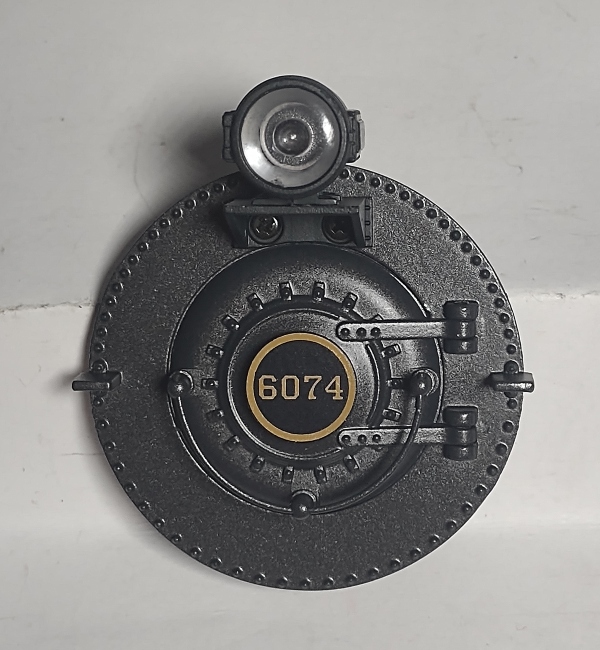 BOILER FRONT / COMPLETE / W/HEADLIGHT & NUMBER PLATE / W/LED / PRSL #6074 / PREMIER H-10 2-8-0