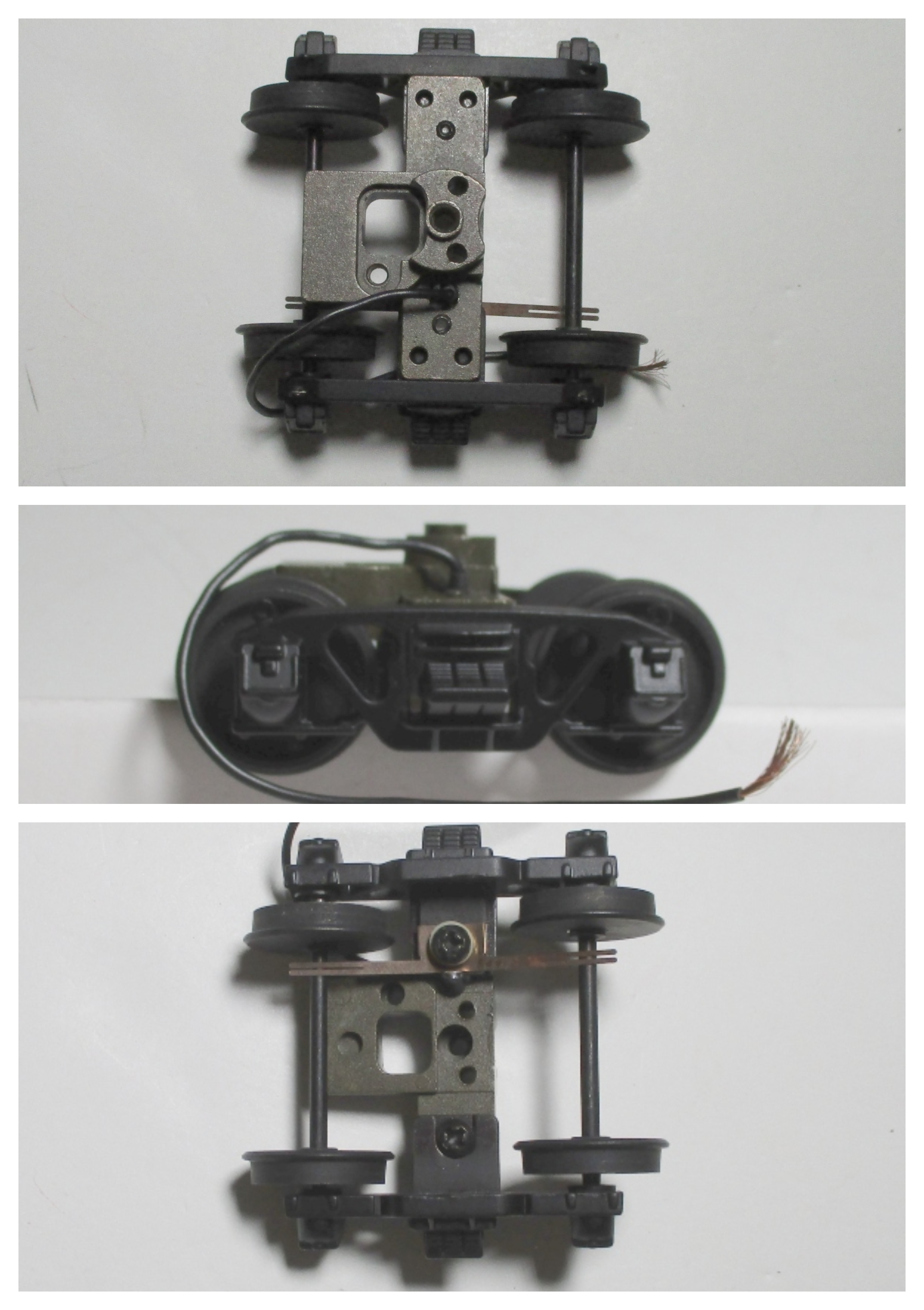 TENDER TRUCK / 4-WHEEL / 2-RAIL / W/AXLE CONTACT / FRONT OR REAR / PREMIER 0-8-0