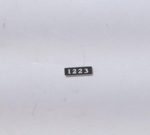 LENS / NUMBER BOARD / LH & RH / PM #1223 / HO SCALE BERKSHIRE 2-8-4 / 80-3178-1